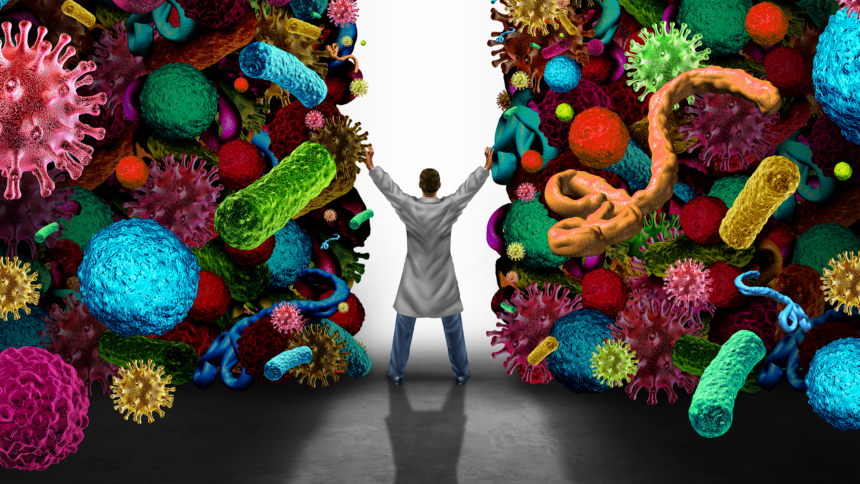 Gut-brain axis 3D animation